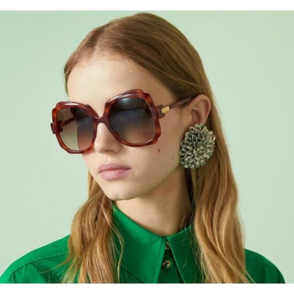 New! GUCCI Sunglasses GG1431S 002, Authentic Gucci GG1431S 002 57 Sunglasses | Bassol Optic United States main image 4